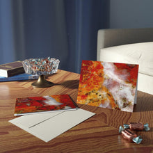 Load image into Gallery viewer, Greeting Cards | "Red River" Macro Rock Abstract | Blank Cards (8 pk) - Jess Alice