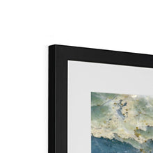 Load image into Gallery viewer, "Ocean Sky" Abstract macro Rock Photography | Framed & Mounted Print | Artist Jess Alice - Jess Alice