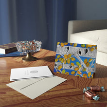 Load image into Gallery viewer, Greeting Cards | "Blue Fall" | Artist Jess Alice | Blank Cards (8 pk) - Jess Alice