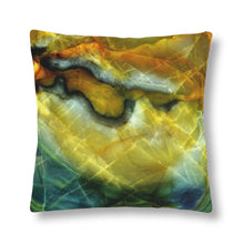 Load image into Gallery viewer, Waterproof Outdoor Pillow | Abstract Macro Rock Art "Reflection" | Artist Jess Alice | Exterior Polyester Accent Cushion - Jess Alice