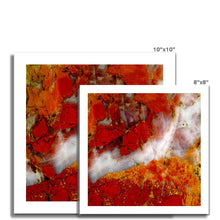 Load image into Gallery viewer, Metallic Fine Art Print | "Red River" Abstract Macro Rock Photograph | Artist Jess Alice - Jess Alice