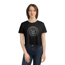 Load image into Gallery viewer, Flowy Cropped Tee | Moon Phase - Occult mid T-shirt | Esoteric - Sacred Geometry from Design - Jess Alice