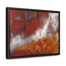 Load image into Gallery viewer, Framed Gallery Wrapped Canvas | " Red River" Abstract Macro Rock Photography | Artist Jess Alice - Jess Alice