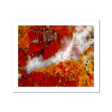 Load image into Gallery viewer, Metallic Fine Art Print | "Red River" Abstract Macro Rock Photograph | Artist Jess Alice - Jess Alice