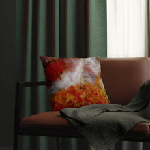 Load image into Gallery viewer, Waterproof Outdoor Pillow | Abstract Macro Rock Art "Red River" | Artist Jess Alice | Exterior Polyester Accent Cushion - Jess Alice
