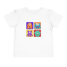 Load image into Gallery viewer, Toddler Clothing | Educational Interactive Tee | Cute 1 2 3 4 Monster Color Block T-shirt - Jess Alice