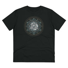 Load image into Gallery viewer, Organic Graphic T-Shirt | 100% Cotton | Third Eye - Esoteric - Sacred Geometry Design | Unisex Shirt - Jess Alice