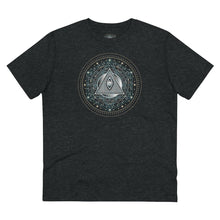 Load image into Gallery viewer, Organic Graphic T-Shirt | 100% Cotton | Third Eye - Esoteric - Sacred Geometry Design | Unisex Shirt - Jess Alice