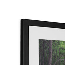 Load image into Gallery viewer, "Mossy Rocks" Framed & Mounted Fine Art Print | Artist Jess Alice | Mossy Rock Waterfall Landscape Painting - Jess Alice