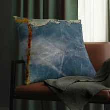 Load image into Gallery viewer, Throw Pillow | Abstract Macro Rock Art "Ocean Sky" | Artist Jess Alice | Couch Cushion - Jess Alice