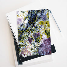 Load image into Gallery viewer, Blank Pages | Hardcover Notebook | Art Sketchbook| Journal | "Purple" Macro Abstract Rock Print | Artist Jess Alice - Jess Alice