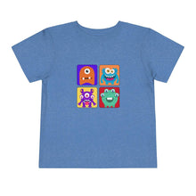 Load image into Gallery viewer, Toddler Clothing | Educational Interactive Tee | Cute 1 2 3 4 Monster Color Block T-shirt - Jess Alice