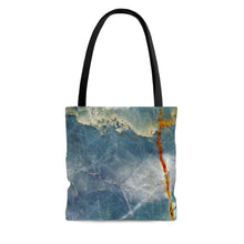Load image into Gallery viewer, Tote Bag | Reusable Grocery Shopping Bag | Artist Jess Alice | Abstract Macro Rock Art "Ocean Sky" - Jess Alice