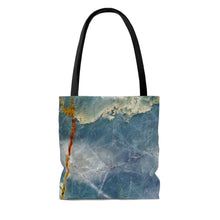 Load image into Gallery viewer, Tote Bag | Reusable Grocery Shopping Bag | Artist Jess Alice | Abstract Macro Rock Art "Ocean Sky" - Jess Alice