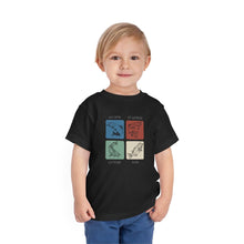 Load image into Gallery viewer, Toddler Clothing | Fishing T-shirt | Steelhead, Salmon, Catfish, Bass Color Block Graphic Tee - Jess Alice