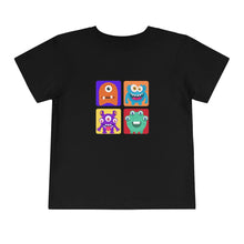 Load image into Gallery viewer, Toddler Clothing | Educational Interactive Tee | Cute 1 2 3 4 Monster Color Block T-shirt - Jess Alice
