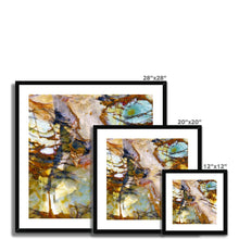 Load image into Gallery viewer, "River Glass" Abstract Macro Rock Fine Art | Artist Jess Alice | Framed and Mounted Print - Jess Alice