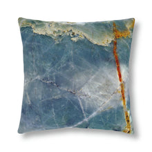 Load image into Gallery viewer, Throw Pillow | Abstract Macro Rock Art "Ocean Sky" | Artist Jess Alice | Couch Cushion - Jess Alice