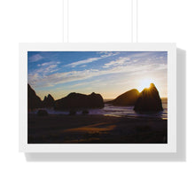 Load image into Gallery viewer, Framed Poster | "Western Sunset" | Lanscape Photography | Artist Jess Alice - Jess Alice