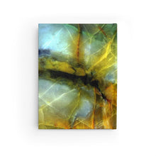 Load image into Gallery viewer, Hardcover Ruled-Line Journal | Artist Jess Alice | "Reflection" Macro Rock Abstract Hardcover Notebook - Lined Paper Interior - Jess Alice