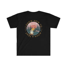 Load image into Gallery viewer, "I Know How To Pitch A Tent" T-Shirt | Camping Adult Humor | Unisex Cotton Tee - Jess Alice