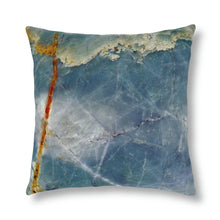 Load image into Gallery viewer, Throw Pillow | Abstract Macro Rock Art "Ocean Sky" | Artist Jess Alice | Couch Cushion - Jess Alice