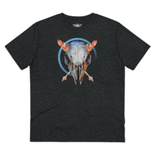 Load image into Gallery viewer, Buck Skull | Double Arrow | Hunter | Front Print Design | High Quality Organic T-shirt - Jess Alice