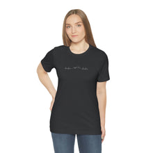 Load image into Gallery viewer, My heart belongs in the mountains T-shirt | Unisex Jersey Short Sleeve Tee | Mountain Heartbeat Shirt