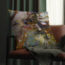 Load image into Gallery viewer, Waterproof Outdoor Pillow | Abstract Macro Rock Art "River Glass" | Artist Jess Alice | Exterior Polyester Accent Cushion - Jess Alice