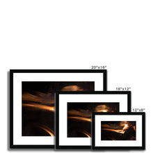 Load image into Gallery viewer, "Smooth Flame" Framed & Mounted Fine Art Print | Artist Jess Alice | Fire Photography - Jess Alice