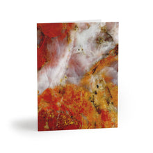 Load image into Gallery viewer, Greeting Cards | "Red River" Macro Rock Abstract | Blank Cards (8 pk) - Jess Alice