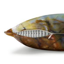 Load image into Gallery viewer, Faux Suede Square Pillowcase | Abstract Macro Rock Art "River Glass" | Artist Jess Alice | Throw Pillow Cushion - Cover Only - Jess Alice