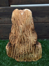 Load image into Gallery viewer, 12" Bear Chainsaw Carving Sculpture | Raw California Cedar Wood Carved Artwork | Artist & Carver Jess Alice - Jess Alice