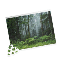 Load image into Gallery viewer, Puzzle (252/1014 piece) | Fern and Forest - Nature Scene | "Oregon Mist" Artist Jess Alice - Jess Alice