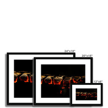 Load image into Gallery viewer, "Spine" Framed & Mounted Fine Art Print | Artist Jess Alice | Fire Photography - Jess Alice