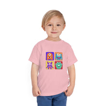 Load image into Gallery viewer, Toddler Clothing | Educational Interactive Tee | Cute 1 2 3 4 Monster Color Block T-shirt - Jess Alice