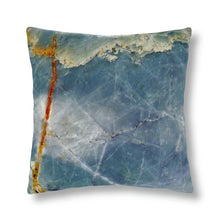 Load image into Gallery viewer, Throw Pillow | Abstract Macro Rock Art "Ocean Sky" | Artist Jess Alice | Couch Cushion - Jess Alice