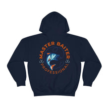 Load image into Gallery viewer, "Professional Master Baiter" Hoodie | Fishing Adult Humor Sweater | Unisex Heavy Blend Hooded Sweatshirt - Jess Alice