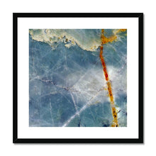 Load image into Gallery viewer, "Ocean Sky" Abstract macro Rock Photography | Framed & Mounted Print | Artist Jess Alice - Jess Alice