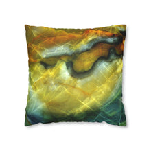 Load image into Gallery viewer, Faux Suede Square Pillowcase | Abstract Macro Rock Art "Reflection" | Artist Jess Alice | Throw Pillow Cushion - Cover Only - Jess Alice