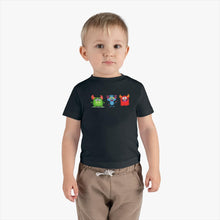 Load image into Gallery viewer, Infant Clothing | Cotton Jersey Tee | 3 Cute Color Monsters | Educational Clothing | Fun T-Shirt for Kids. - Jess Alice