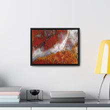 Load image into Gallery viewer, Framed Gallery Wrapped Canvas | " Red River" Abstract Macro Rock Photography | Artist Jess Alice - Jess Alice