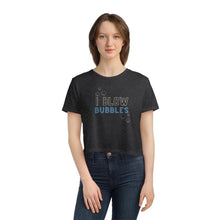 Load image into Gallery viewer, Cropped Tee "I Blow Bubbles" | Couples Shirt Sold Separately "Bubbles" | Short Sleeve Adult Humor | Mid-Rise Crop T-Shirt - Jess Alice