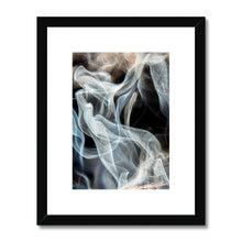 Load image into Gallery viewer, "Smoke Dances" Framed & Mounted Fine Art Print | Artist Jess Alice | Fire Photography - Jess Alice