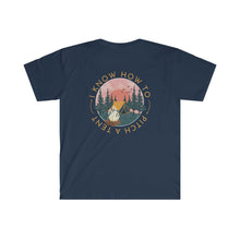 Load image into Gallery viewer, "I Know How To Pitch A Tent" T-Shirt | Camping Adult Humor | Unisex Cotton Tee - Jess Alice