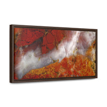 Load image into Gallery viewer, Framed Gallery Wrapped Canvas | " Red River" Abstract Macro Rock Photography | Artist Jess Alice - Jess Alice
