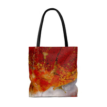 Load image into Gallery viewer, Tote Bag | Reusable Grocery Shopping Bag | Artist Jess Alice | Abstract Macro Rock Art "Red River" - Jess Alice