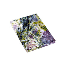 Load image into Gallery viewer, Blank Pages | Hardcover Notebook | Art Sketchbook| Journal | "Purple" Macro Abstract Rock Print | Artist Jess Alice - Jess Alice