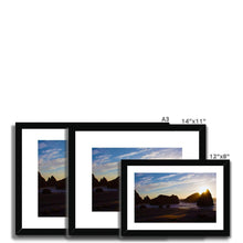 Load image into Gallery viewer, "Western Sunset" Framed & Mounted Fine Art Print | Artist Jess Alice | Beach, Ocean Landscape Photography - Jess Alice
