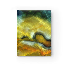 Load image into Gallery viewer, Hardcover Ruled-Line Journal | Artist Jess Alice | "Reflection" Macro Rock Abstract Hardcover Notebook - Lined Paper Interior - Jess Alice